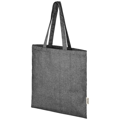 Cabas polycoton recyclé 150gr personnalisable Pheebs Noir chiné